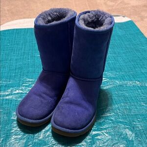 UGG Blue Shearling Boots
